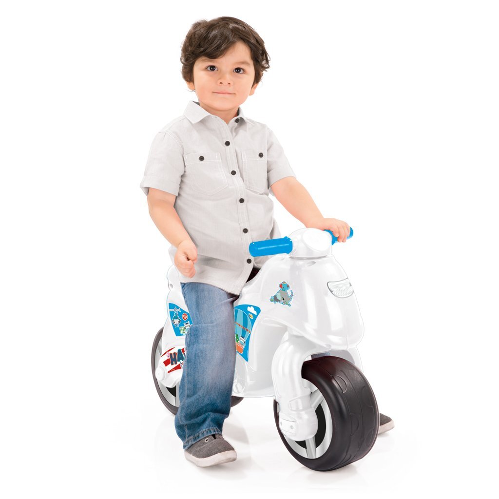 Dolu fisher price kørende motor hvid blå rød