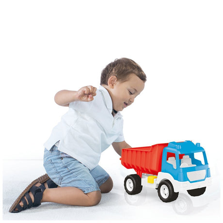 Dolu fisher price dumper hvid blå rød