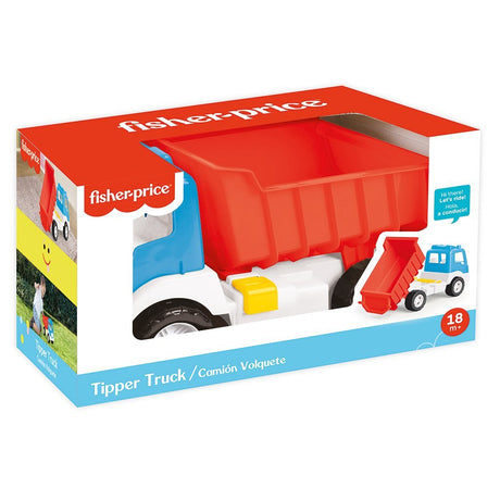 Dolu fisher price dumper hvid blå rød