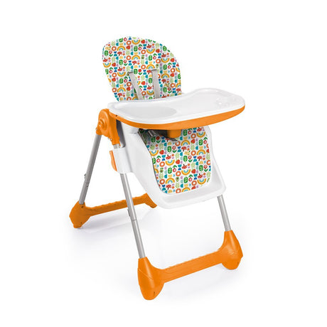 Dolu fisher price deluxe højstol 105x57x87 cm hvid orange