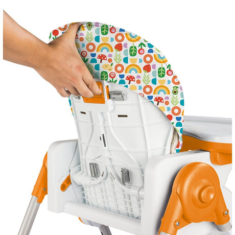 Dolu fisher price deluxe højstol 105x57x87 cm hvid orange