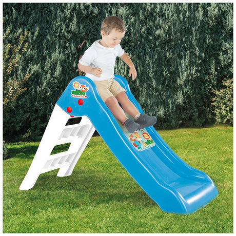 Dolu fisher price rutsjebane 70x111x47 cm blå hvid