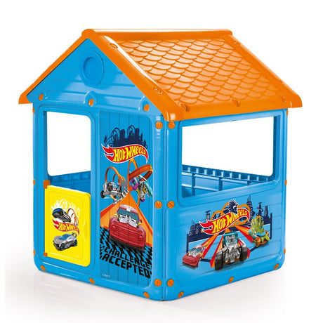 Dolu hot wheels legehus 125x100x104 cm blå orange