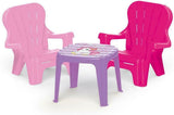 Dolu enhjørning pink bord med stole