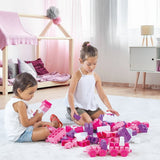 Dolu Dolu Unicorn JumBlocks Tog med 25 Blokke Pink
