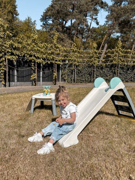 Dolu vandrutsjebane 72x133x45 cm hvid blågul