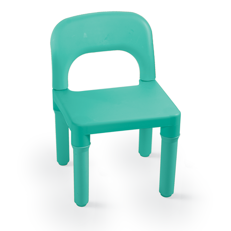 Dolu kinder tafel met 2 stoelen turquoise geel