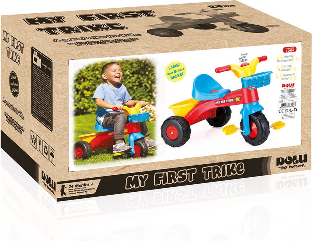 Dolu trehjulet cykel