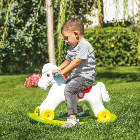 Dolu hobbelpaard en loopfiguur 2 in 1