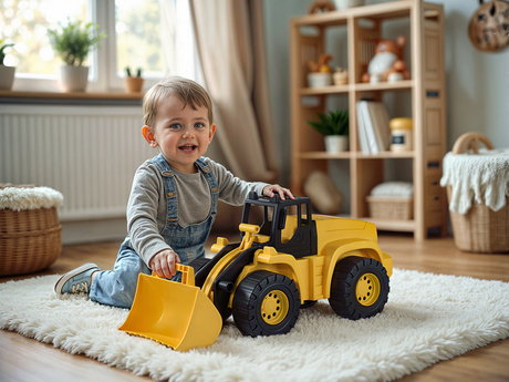 Dolu shovel xl 60x24x28cm geel zwart