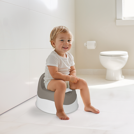 Dolu mit første toiletlæring potty stone grey
