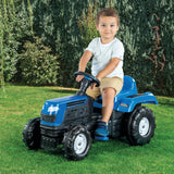Dolu pedaltraktor med horn blå sort???????