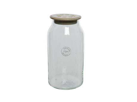 Decoris vase glas ø11-h20cm arrangement låg