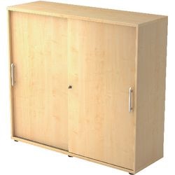 Bach schuifdeurkast hammerer 1753s re melamin 120x40x110cm esdoorn
