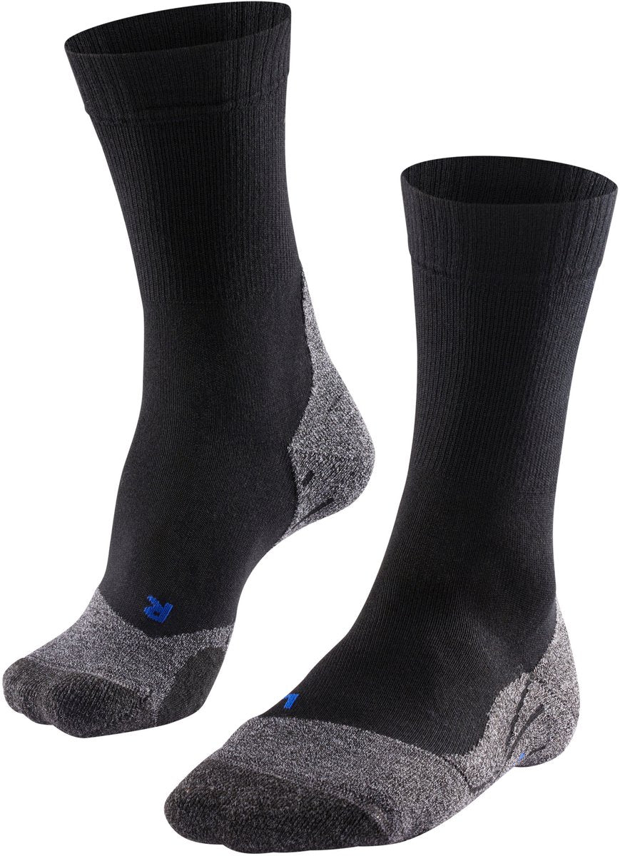 Falke tk2 cool anti-blister tyk lyocell funktionelt materiale gåstrømper herre sorte - str. 44-45