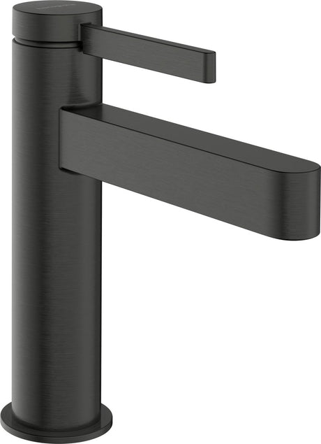 Hansgrohe finoris - håndvaskarmatur - etgrebsbetjening - kølig start energibesparelse - med pop-up spild - 110 mm - børstet sort krom