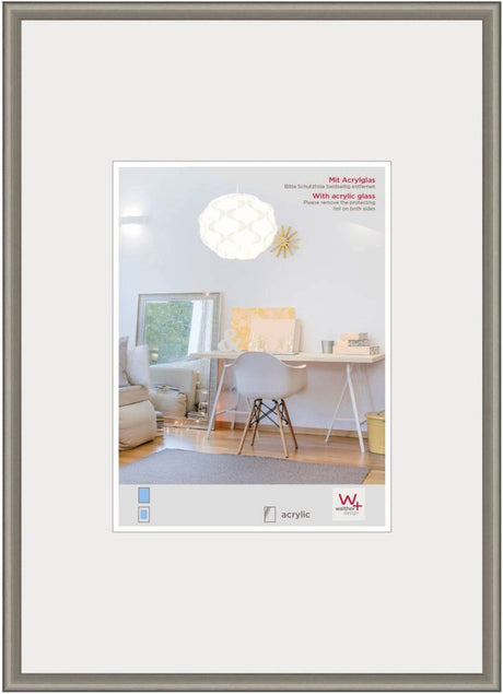 Walther new lifestyle - plastikramme - fotostørrelse 42x59,4 cm (din A2) - stål
