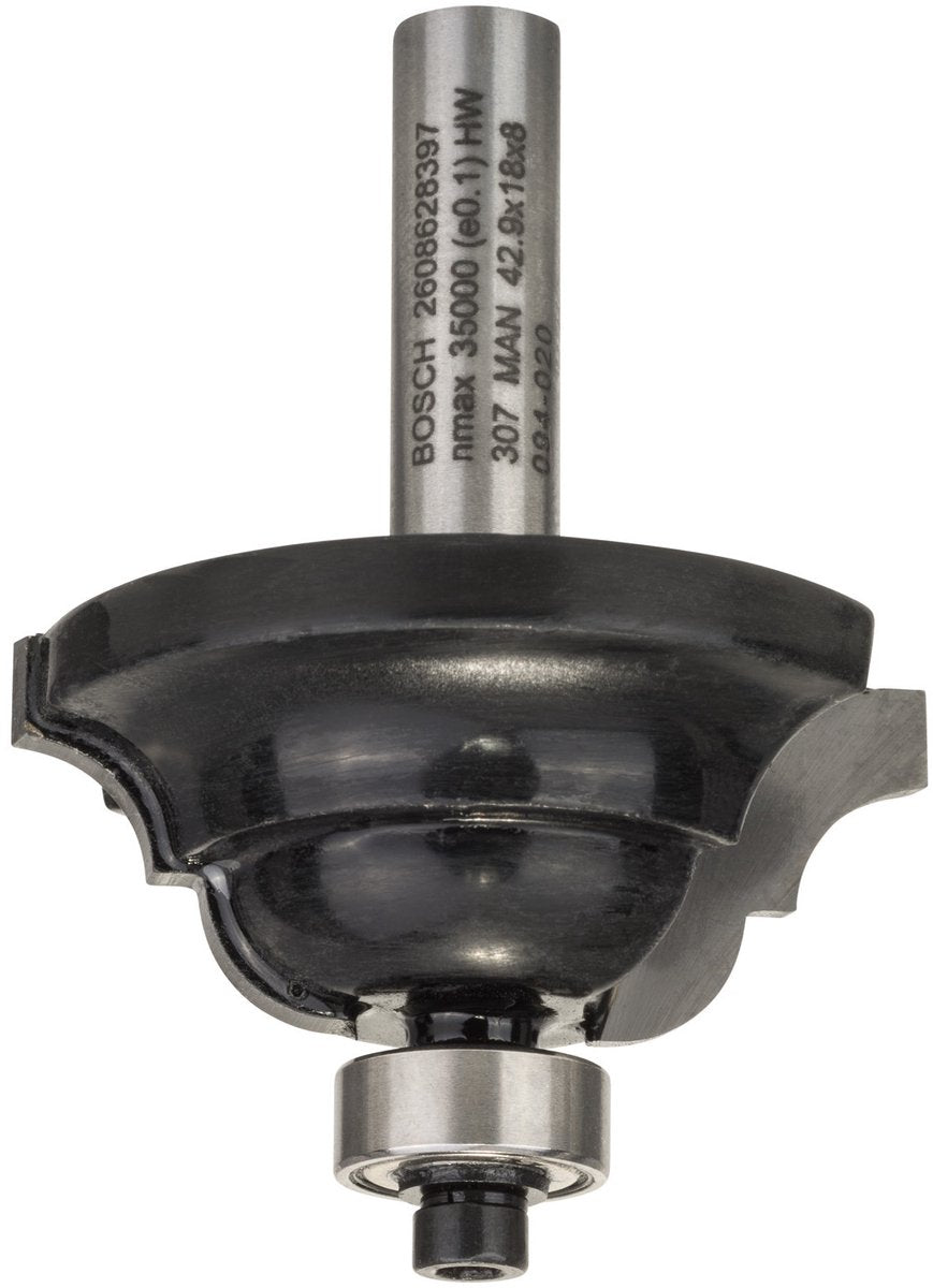 Bosch - panelskærer d 8 mm, r1 6,3 mm, b 15 mm, l 18 mm, g 60 mm