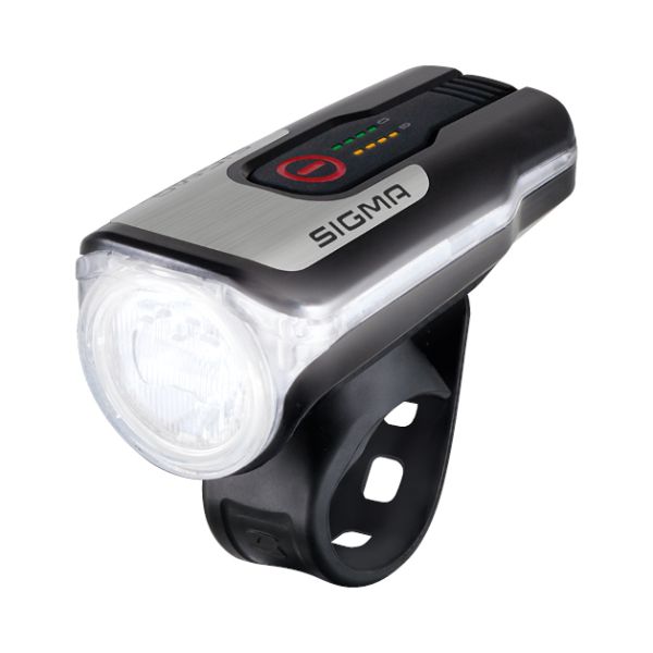 Forlygter Aura 80 Lux førte USB-genopladelig sort