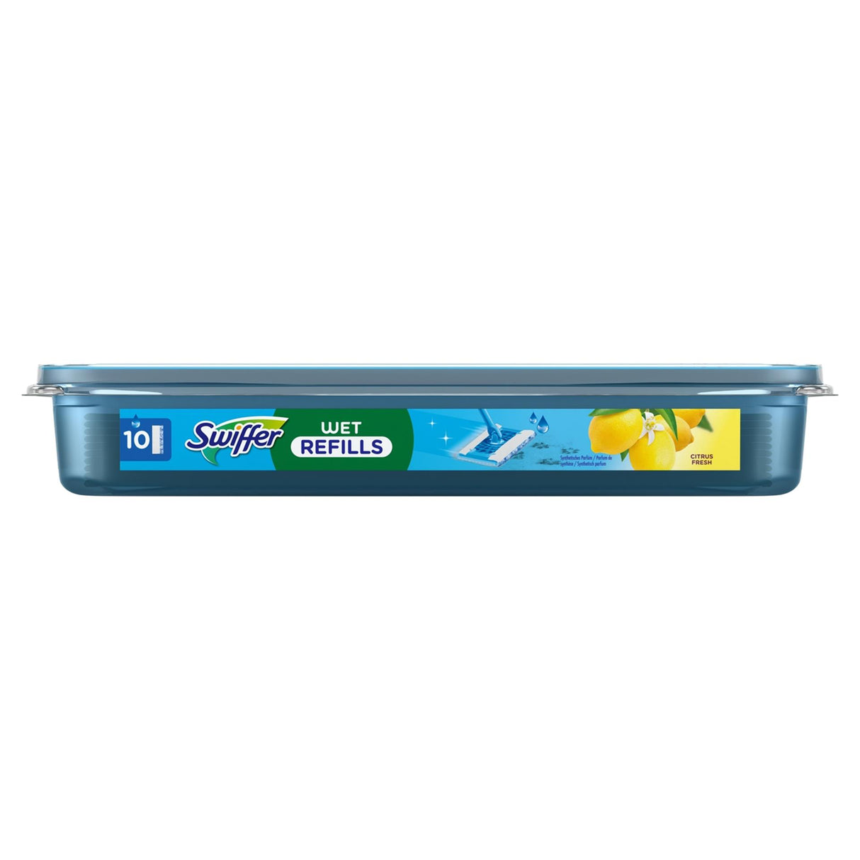 Swiffer våd gulvservietter citrusfrisk 10 stk (1112115)