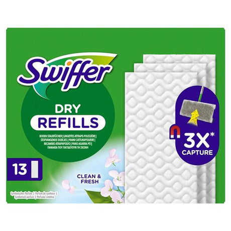 Swiffer dry fresh refill gulvservietter æske med 52 stk