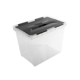 Sunware onyx opbevaringsboks 15l transparent antracit