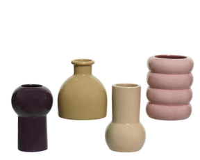 Decoris vase porcelæn l8-b8-h12cm