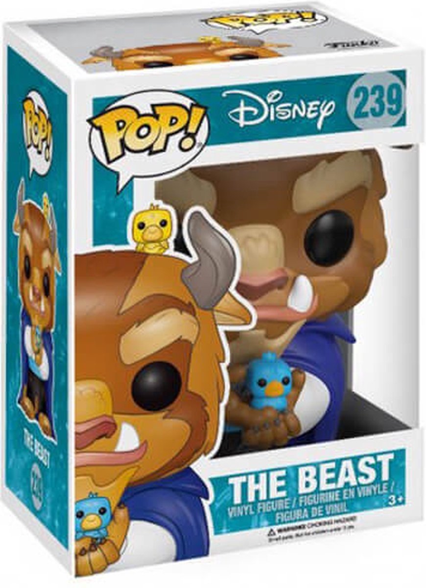 Funko pop disney: skønheden og udyret - udyret - pop #239