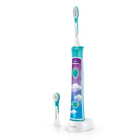 Philips hx6322 04 sonicare til børn elektrisk tandbørste grøn hvid