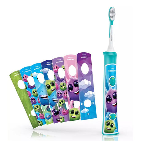 Philips hx6322 04 sonicare til børn elektrisk tandbørste grøn hvid