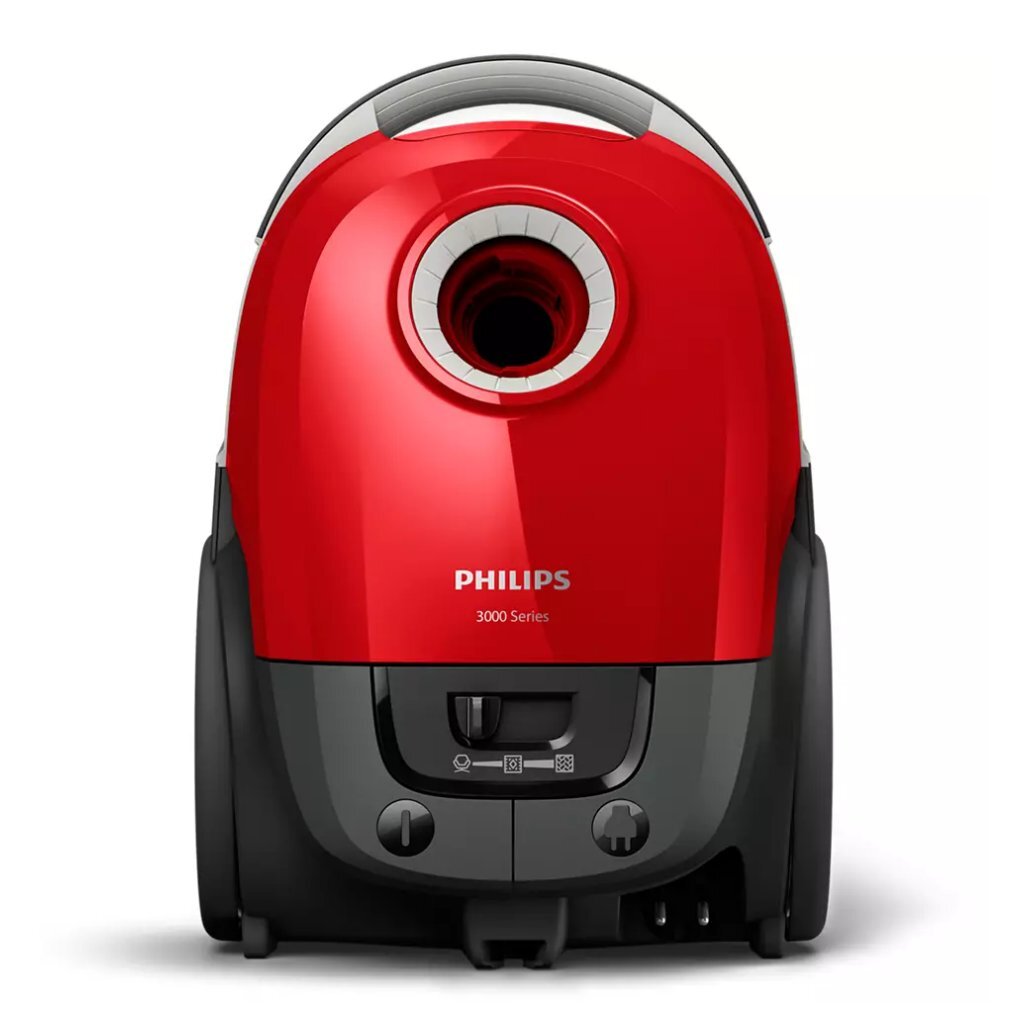 Philips XD3140 09 3000 Series Performer Kompakt Støvsuger 900W Rød Sort