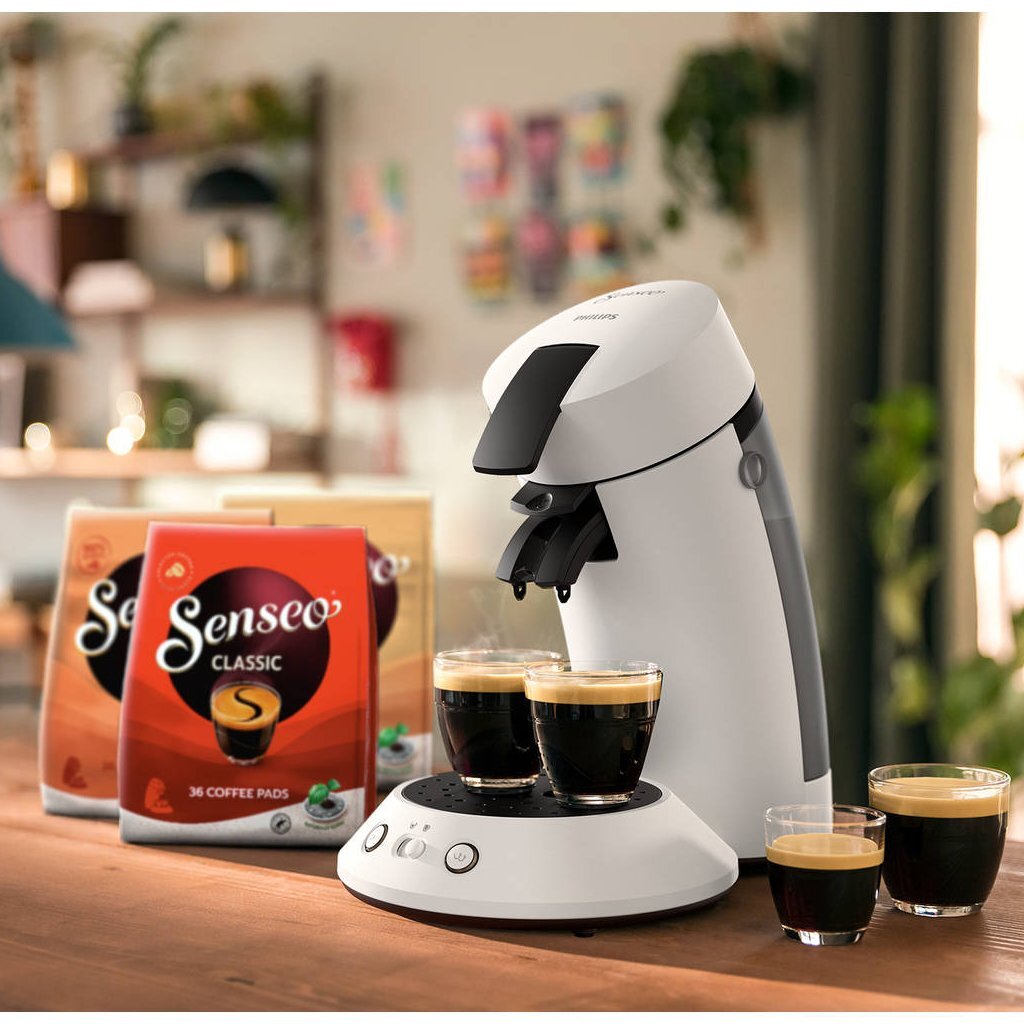 Philips CSA210 10 Senseo Original Plus kaffepudemaskine hvid
