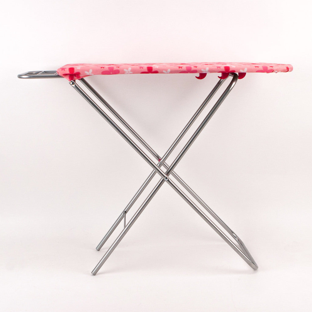 Basic Strygebræt 71x60 cm Sølv Pink