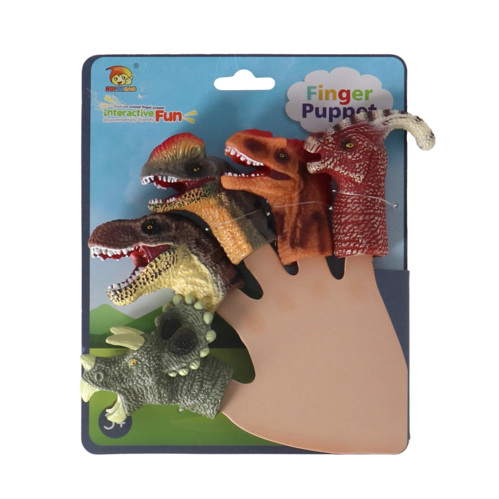 Andre mærker fingerdukker dinosaurer 5 stk