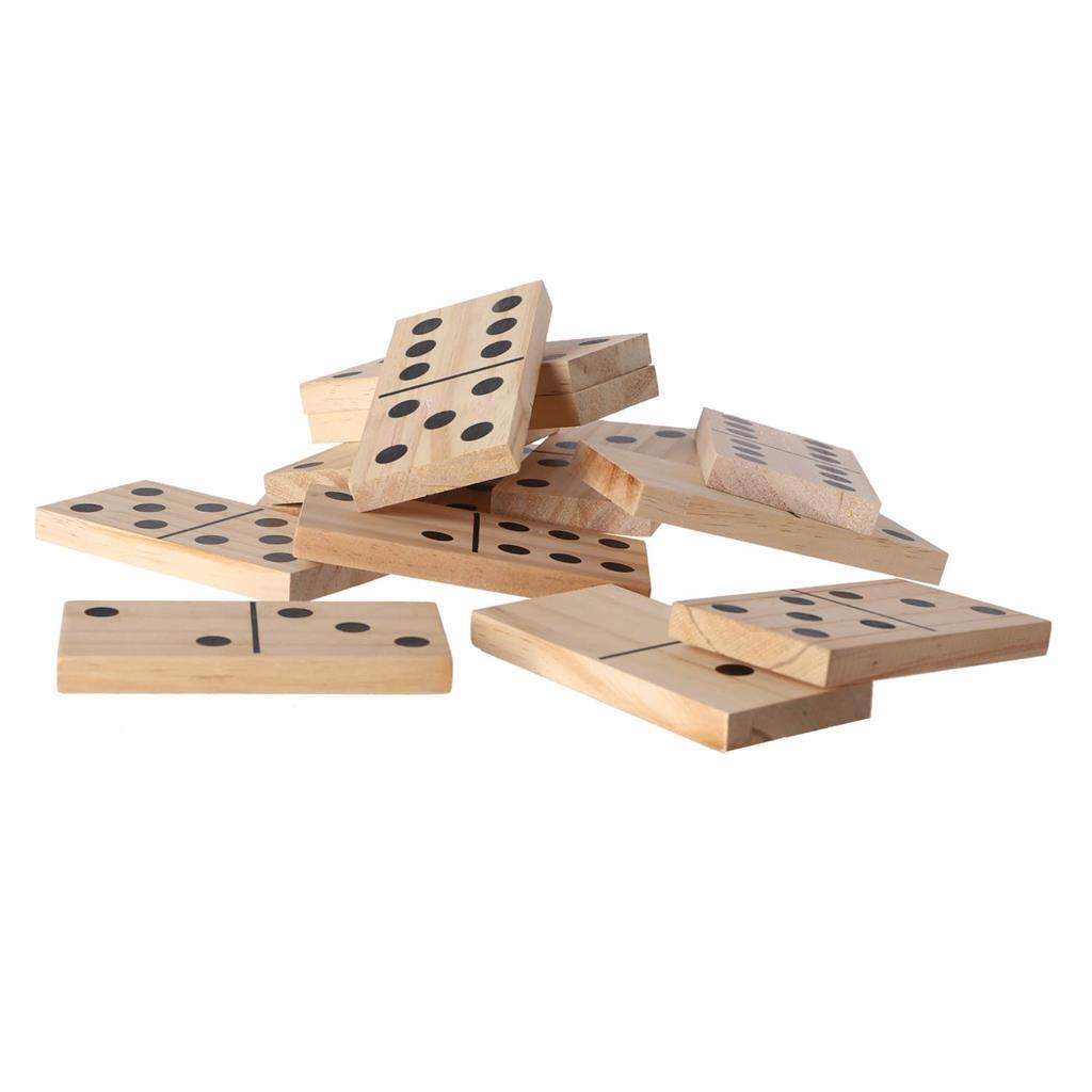 Alert udendørs spil domino xl (træ) – 7,5 x 15 cm