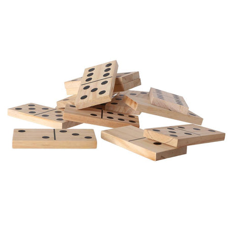 Alert udendørs spil domino xl (træ) – 7,5 x 15 cm