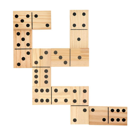 Alert udendørs spil domino xl (træ) – 7,5 x 15 cm