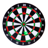 Andre mærker dartskive tosidet + 6 pile 37 cm