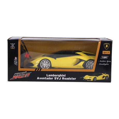Kool speed rc lamborghini aventador svj roadster 1:24 + lysegul