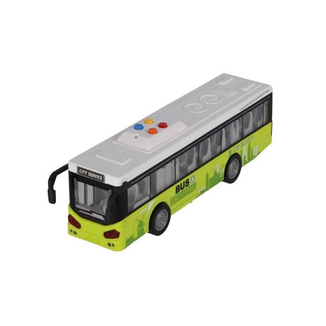 Andre mærker bybus 1:16 + lys og lyd hvid grøn