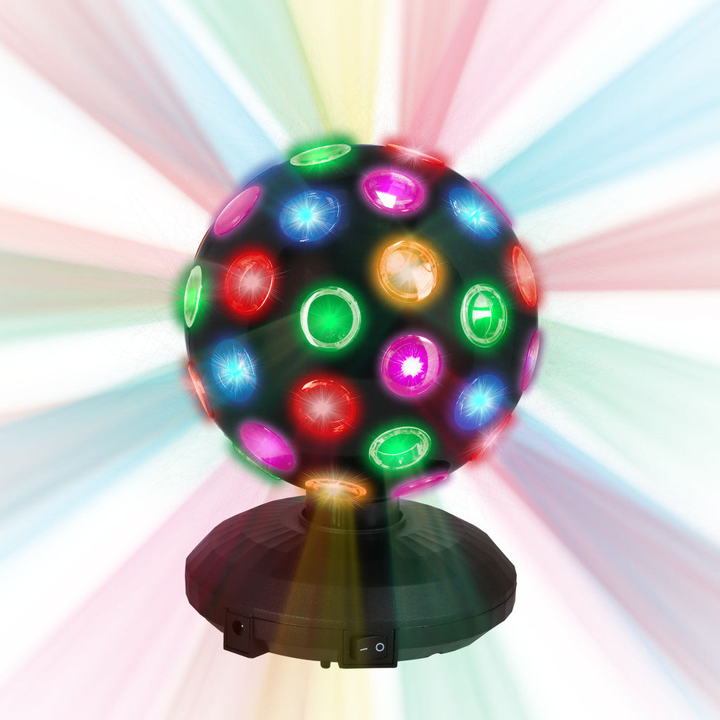 Andre mærker party time led disco kugle 12,5 cm sort