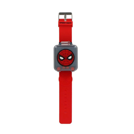 Accutime spiderman watch leg og lær