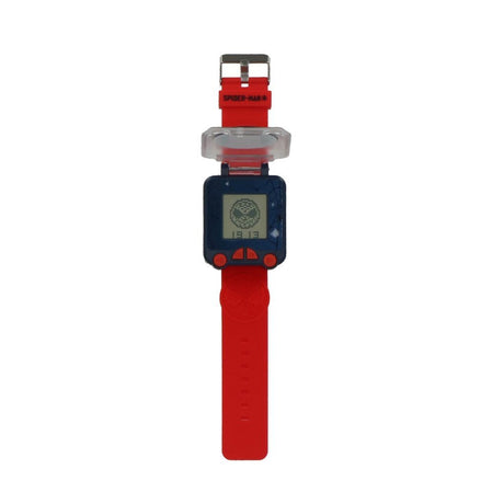 Accutime spiderman watch leg og lær