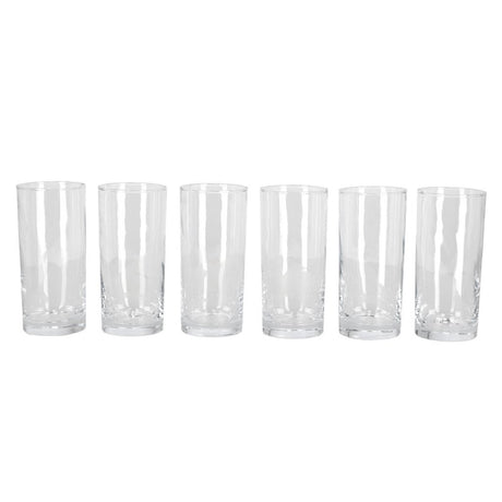 Dagligt hjemme long drink glas sæt med 6 | 8 stk