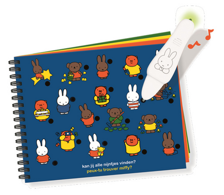 Electro jumbo - vidunderpen - Miffy - pædagogisk spil - handy take-along hæfte - fra 3 år