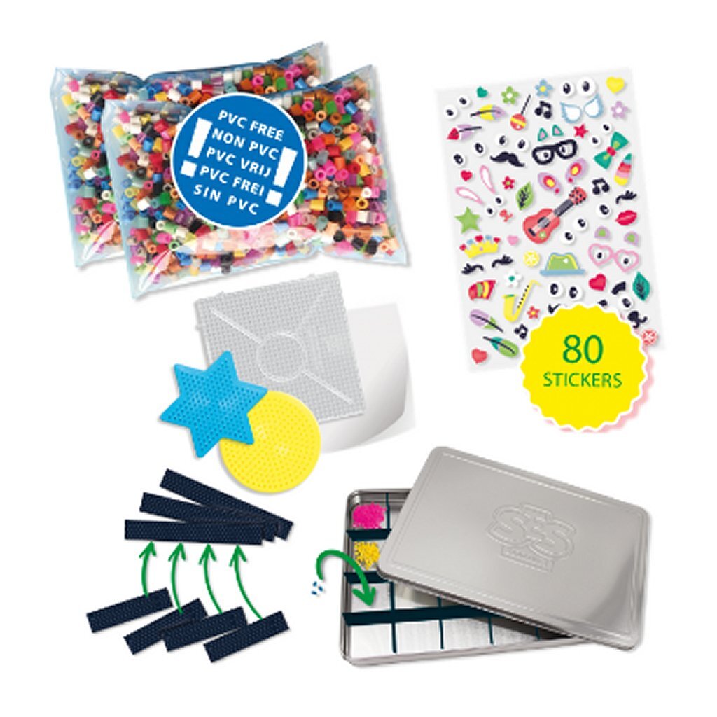 Ses creative beedz strygeperler luksus sorteringskasse 6000 stk