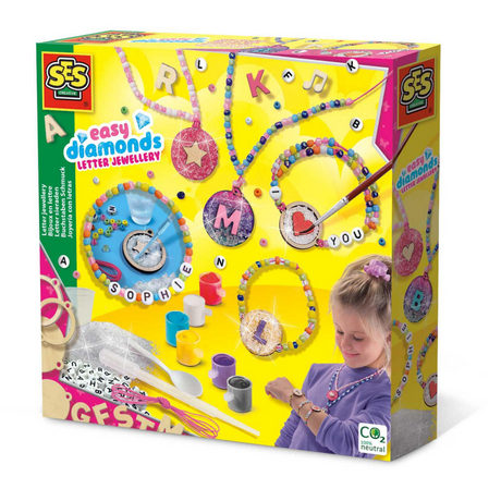 Ses creative ses easy diamanter - bogstavsmykker