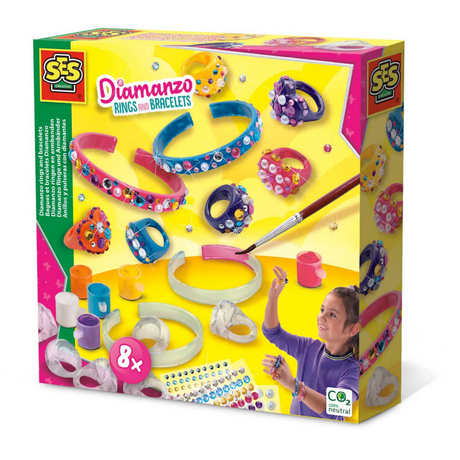 Ses creative ses diamanzo ringe og armbånd