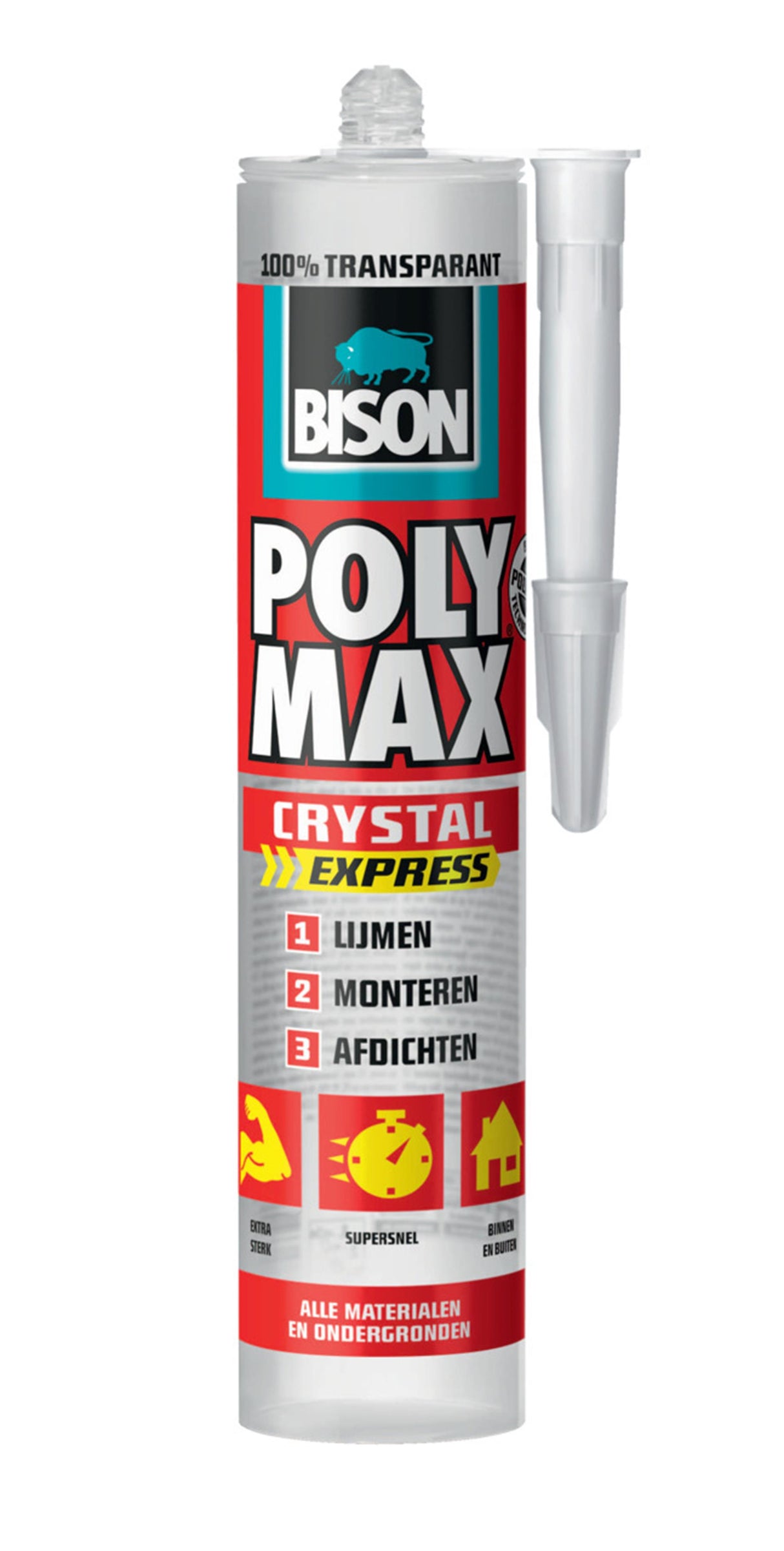 Bison polymax krystal gennemsigtig 300g