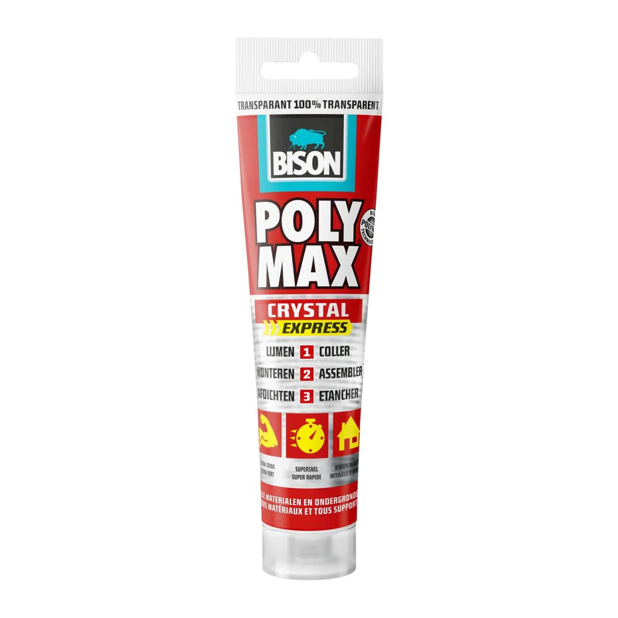 Bison poly max® crystal express hængende rør 115g